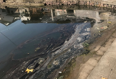 Detection of heavy metals in sewage